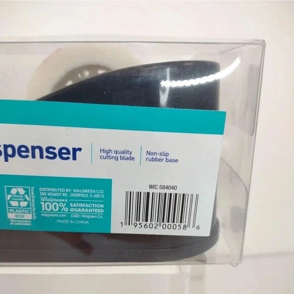 Wexford Desktop Desk Tape Dispenser Black New with Tags - Picture 4 of 12